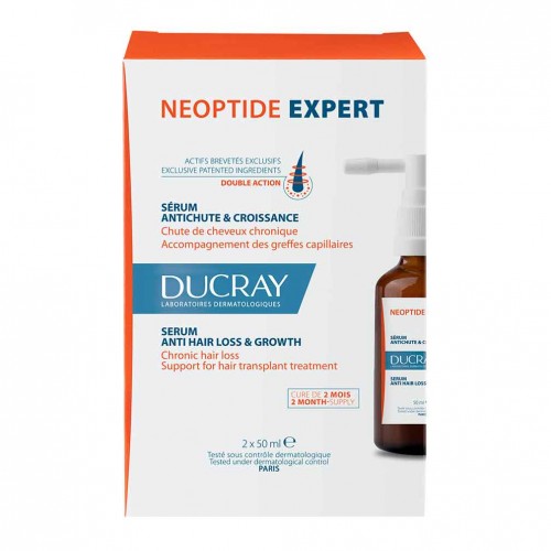 Ducray Neoptide Expert Sérum (Дюкрэ Неоптид Эксперт Сыворотка Укрепляющая придающая плотность волосам) для всех типов волос.
