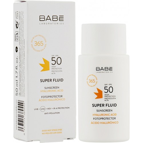 BABE Laboratorios - Fotoprotector - Солнцезащитный супер флюид  для лица с spf50 (50ml)