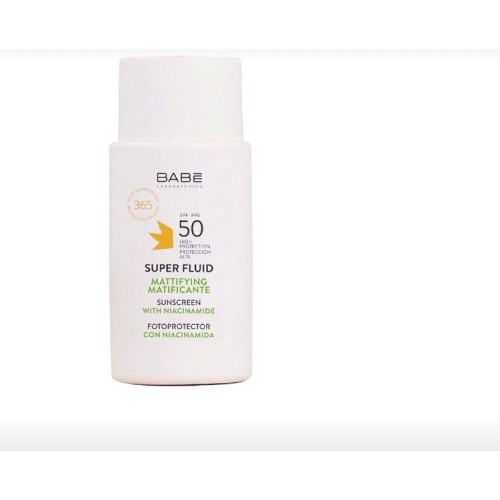 BABE Laboratorios - Fotoprotector - Солнцезащитный матирующий супер флюид  для лица с spf50 (50ml)