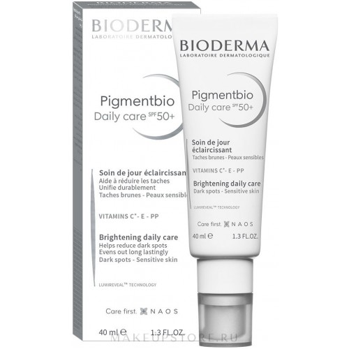 Bioderma Pigmentbio - Дневной осветляющий крем с spf50 (40мл)