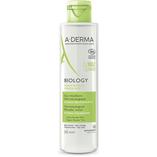  A-DERMA BIOLOGY - Дерматологическая мицеллярная вода для снятия макияжа (200мл.)