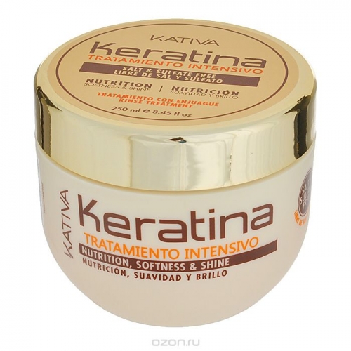 Kativa Keratina Маска с кератином для поврежденных и хрупких волос (500 мл)